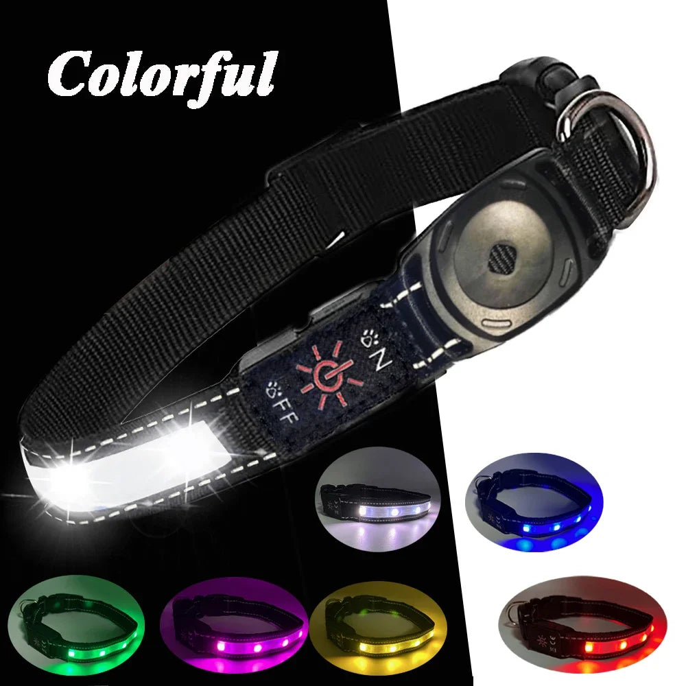 LED Dog Collar with GPS